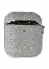 Mey İthalat®  Airpods 2 (2.nesil) Spell Simli Kılıf - Gümüş