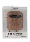Mey İthalat®  Airpods 2 (2.nesil) Spell Simli Kılıf - Rose Gold
