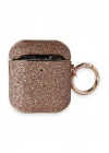 Mey İthalat®  Airpods 2 (2.nesil) Spell Simli Kılıf - Rose Gold