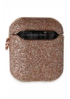 Mey İthalat®  Airpods 2 (2.nesil) Spell Simli Kılıf - Rose Gold