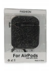 Mey İthalat®  Airpods 2 (2.nesil) Spell Simli Kılıf - Siyah