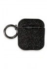 Mey İthalat®  Airpods 2 (2.nesil) Spell Simli Kılıf - Siyah