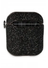 Mey İthalat®  Airpods 2 (2.nesil) Spell Simli Kılıf - Siyah