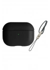 Mey İthalat®  Airpods 3 (3.nesil) 405 Deri Kılıf - Siyah