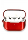 Mey İthalat®  Airpods Pro (1.nesil) 3in1 Kılıf - Kırmızı