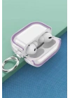 Mey İthalat®  Airpods Pro 2 (2.nesil) Shiny Şeffaf Kılıf - Mor