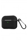 Mey İthalat®  Airpods Pro 3 (3.nesil) Raven Silikon Kılıf - Siyah