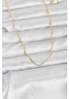 Mey İthalat® CM 14K Gold Renk Burgu Model 60 cm Kadın Kolye