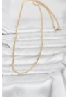 Mey İthalat® CM 14K Gold Renk Dolgun Zincir Model 60 cm Kadın Kolye