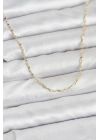 Mey İthalat® CM 14K Gold Renk Gemici Zincir Model 60 cm Kadın Kolye