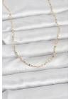Mey İthalat® CM 14K Gold Renk Gemici Zincir Model 60 cm Kadın Kolye