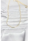 Mey İthalat® CM 14K Gold Renk Gemici Zincir Model 60 cm Kadın Kolye