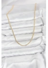 Mey İthalat® CM 14K Gold Renk Halka Model 60 cm Kadın Kolye