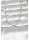 Mey İthalat® CM 14K Gold Renk İnce Ataç Zincir Model 60 cm Kadın Kolye