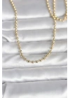 Mey İthalat® CM 14K Gold Renk Top Zincirli Model 60 cm Kadın Kolye