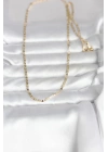Mey İthalat® CM 14K Gold Renk Yassı Zincir Model 60 cm Kadın Kolye