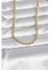 Mey İthalat® CM 14K Gold Renk Zincir Model 60 cm Kadın Kolye