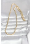 Mey İthalat® CM 14K Gold Renk Zincir Model 60 cm Kadın Kolye