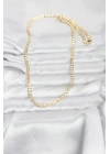 Mey İthalat® CM 14K Gold Renk Zincir Model 60 cm Kadın Kolye