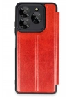 Mey İthalat®  General Mobile Era 30 Kılıf Flip Cover - Kırmızı
