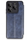 Mey İthalat®  General Mobile Era 50 Kılıf Flip Cover - Lacivert