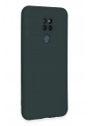 Mey İthalat®  General Mobile GM 20 Kılıf Nano içi Kadife Silikon - Koyu Yeşil