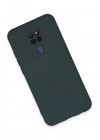 Mey İthalat®  General Mobile GM 20 Kılıf Nano içi Kadife Silikon - Koyu Yeşil