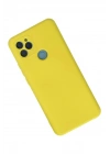 Mey İthalat®  General Mobile GM 21 Kılıf Nano içi Kadife Silikon - Sarı