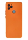 Mey İthalat®  General Mobile GM 21 Kılıf Nano içi Kadife Silikon - Turuncu