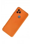 Mey İthalat®  General Mobile GM 21 Kılıf Nano içi Kadife Silikon - Turuncu