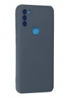 Mey İthalat®  General Mobile GM 21 Plus Kılıf Nano içi Kadife Silikon - Gri