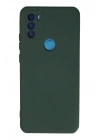 Mey İthalat®  General Mobile GM 21 Plus Kılıf Nano içi Kadife Silikon - Koyu Yeşil