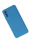 Mey İthalat®  General Mobile GM 21 Plus Kılıf Nano içi Kadife Silikon - Mavi