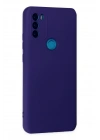 Mey İthalat®  General Mobile GM 21 Plus Kılıf Nano içi Kadife Silikon - Mor