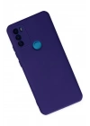 Mey İthalat®  General Mobile GM 21 Plus Kılıf Nano içi Kadife Silikon - Mor