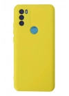 Mey İthalat®  General Mobile GM 21 Plus Kılıf Nano içi Kadife Silikon - Sarı
