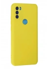 Mey İthalat®  General Mobile GM 21 Plus Kılıf Nano içi Kadife Silikon - Sarı