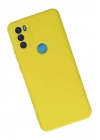 Mey İthalat®  General Mobile GM 21 Plus Kılıf Nano içi Kadife Silikon - Sarı