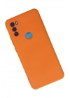 Mey İthalat®  General Mobile GM 21 Plus Kılıf Nano içi Kadife Silikon - Turuncu
