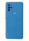 Mey İthalat®  General Mobile GM 21 Pro Kılıf Nano içi Kadife Silikon - Mavi