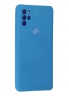 Mey İthalat®  General Mobile GM 21 Pro Kılıf Nano içi Kadife Silikon - Mavi