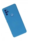 Mey İthalat®  General Mobile GM 21 Pro Kılıf Nano içi Kadife Silikon - Mavi