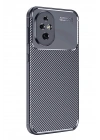 Mey İthalat®  Honor 200 Kılıf Auto Focus Karbon Kapak - Lacivert