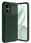 Mey İthalat®  Honor 400 Kılıf Auto Focus Karbon Kapak - Koyu Yeşil