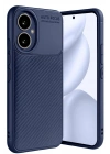 Mey İthalat®  Honor 400 Kılıf Auto Focus Karbon Kapak - Lacivert