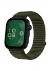 Mey İthalat®  Huawei Fit 4 Braid Kordon - Koyu Yeşil