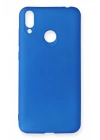 Mey İthalat®  Huawei Honor 8C Kılıf First Silikon - Mavi
