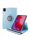 Mey İthalat®  Huawei Honor Pad X7 360 Tablet Deri Kılıf - Mavi