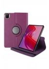 Mey İthalat®  Huawei Honor Pad X7 360 Tablet Deri Kılıf - Mor