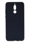 Mey İthalat®  Huawei Mate 10 Lite Kılıf Nano içi Kadife Silikon - Lacivert